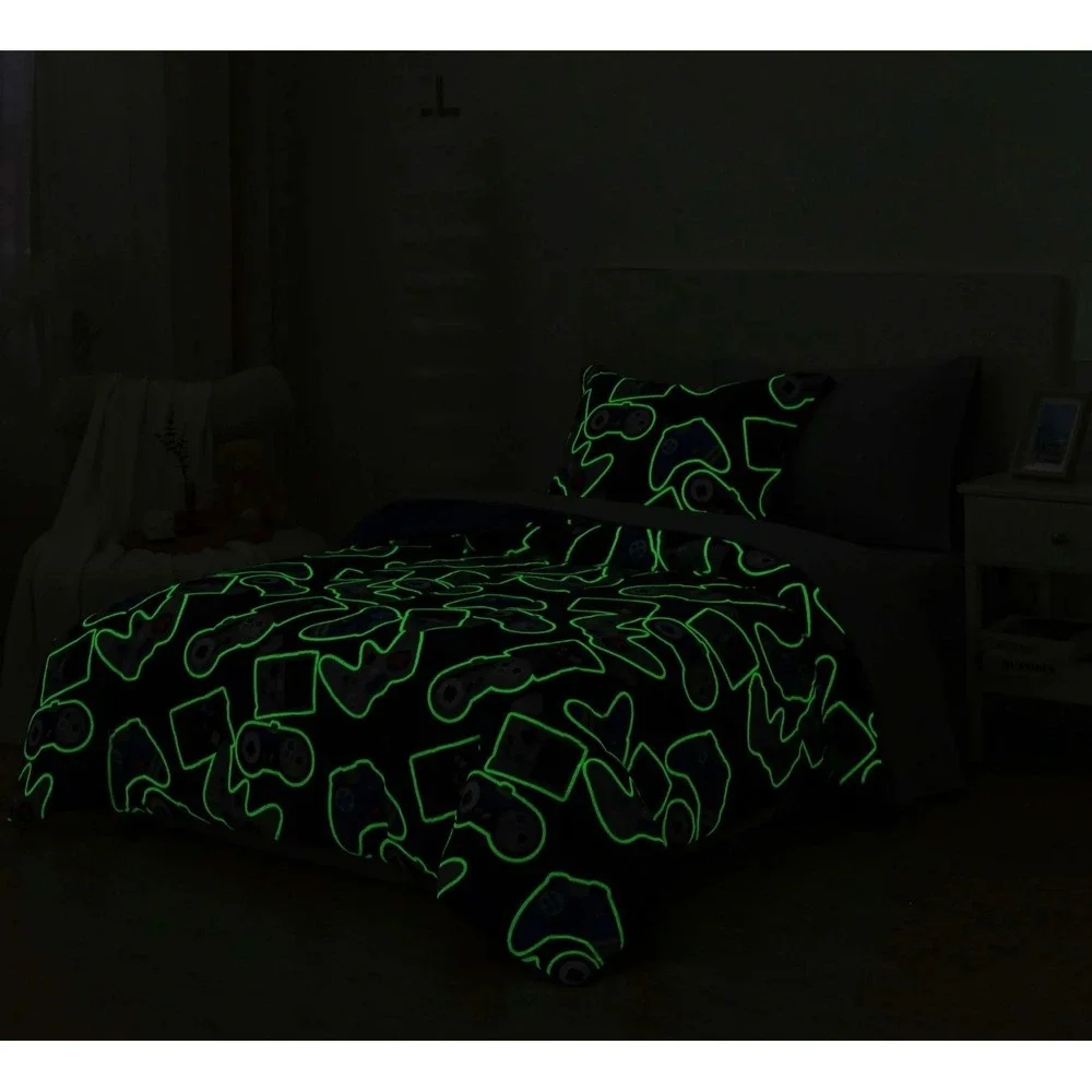 Twin comforter set with sheets 5 piece boys